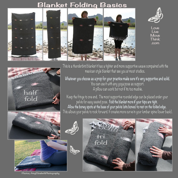 Blanket Folding basics LoveLiveMoveThink